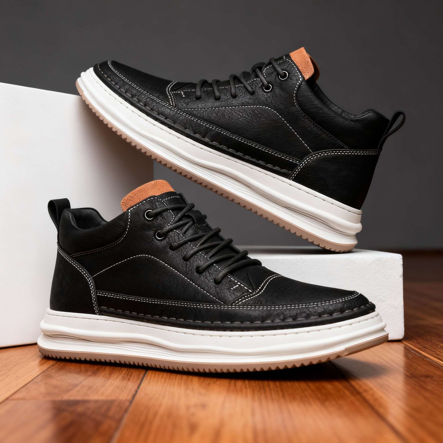 Robert Johnson Leather Sneakers